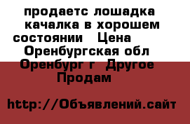   продаетс лошадка -качалка в хорошем состоянии › Цена ­ 900 - Оренбургская обл., Оренбург г. Другое » Продам   